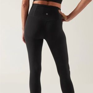 Athleta Ultra high rise elation tight 7/8 black